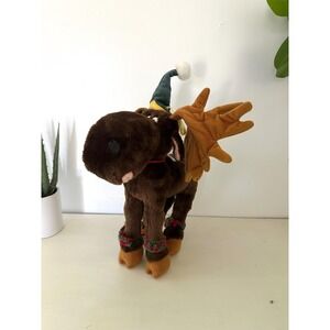 1983 Moose Plush Chewie Newgett R. Dakin retro stuffed animal holiday stuff legs